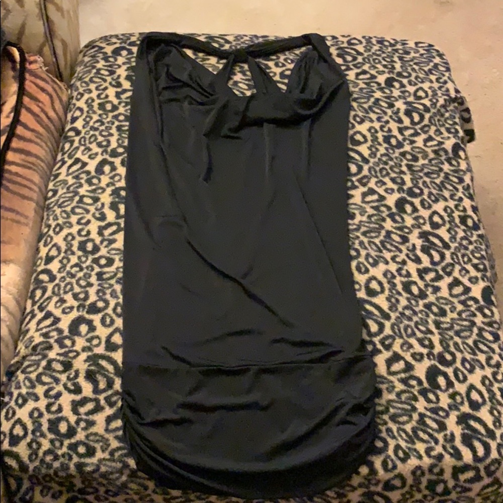 Sexy slinky black dress